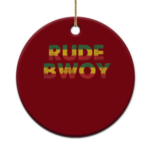 Rude Boy Ceramic Ornament Jamaican Rasta Reggae Roots Gifts Jamaica TS10 1pc Red Print Your Wear
