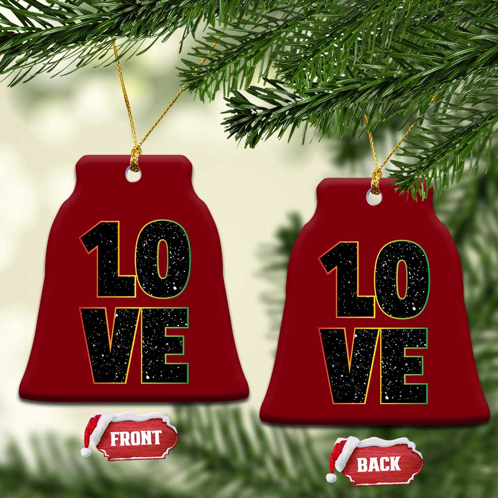 One Love Jamaican Rasta Reggage Music Ceramic Ornament TS10 Print Your Wear