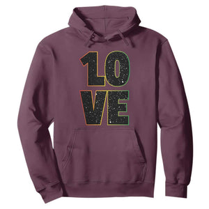 One Love Jamaican Rasta Reggage Music Hoodie TS10 Maroon Print Your Wear