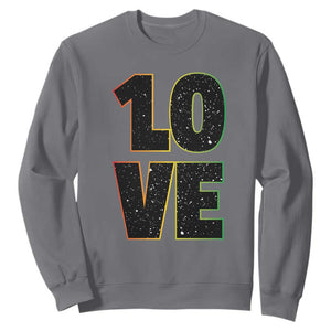One Love Jamaican Rasta Reggage Music Sweatshirt TS10 Charcoal Print Your Wear