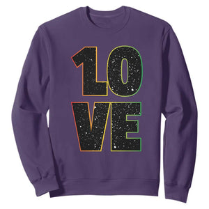 One Love Jamaican Rasta Reggage Music Sweatshirt TS10 Purple Print Your Wear