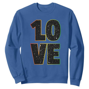 One Love Jamaican Rasta Reggage Music Sweatshirt TS10 Royal Blue Print Your Wear
