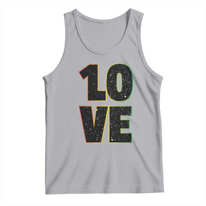 One Love Jamaican Rasta Reggage Music Tank Top TS10 Athletic Heather Print Your Wear