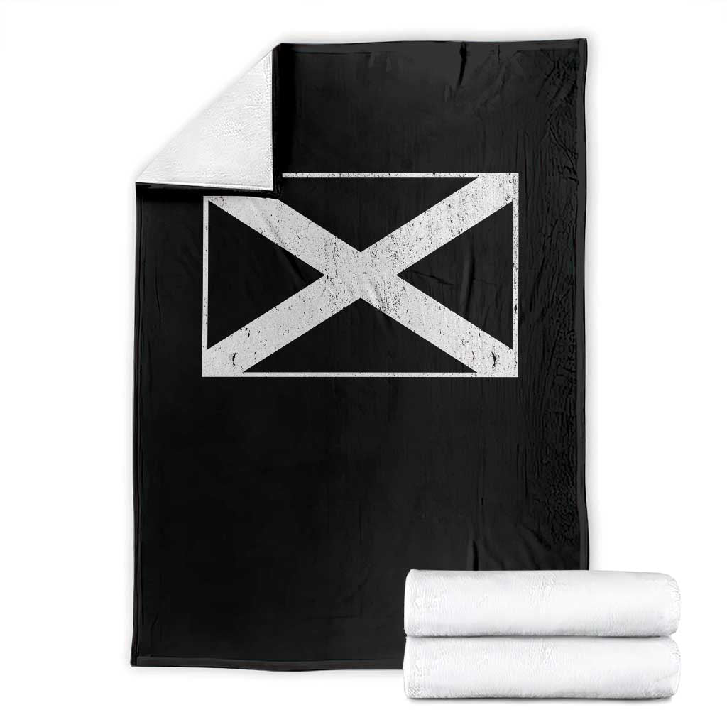 Scotland Flag Saltire Throw Blanket SCOT Scottish Independence Pride TS10 Black Print Your Wear