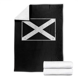 Scotland Flag Saltire Throw Blanket SCOT Scottish Independence Pride TS10 Black Print Your Wear