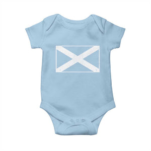 Scotland Flag Saltire Baby Onesie SCOT Scottish Independence Pride TS10 Light Blue Print Your Wear
