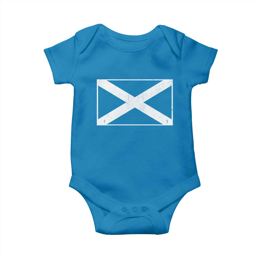Scotland Flag Saltire Baby Onesie SCOT Scottish Independence Pride TS10 Sapphire Print Your Wear