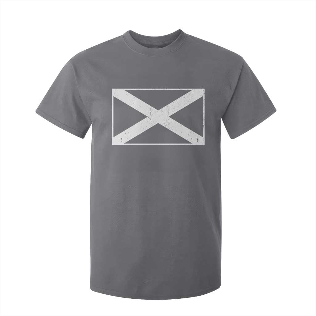 Scotland Flag Saltire T Shirt For Kid SCOT Scottish Independence Pride TS10 Charcoal Print Your Wear