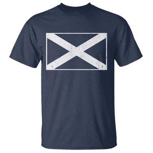 Scotland Flag Saltire T Shirt SCOT Scottish Independence Pride TS10 Navy Print Your Wear