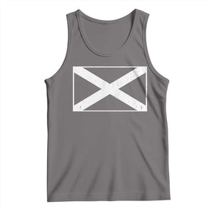 Scotland Flag Saltire Tank Top SCOT Scottish Independence Pride TS10 Deep Heather Print Your Wear