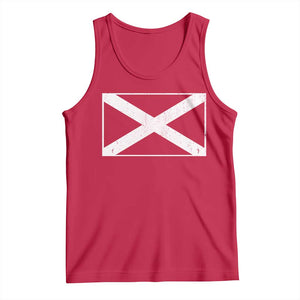 Scotland Flag Saltire Tank Top SCOT Scottish Independence Pride TS10 Red Print Your Wear