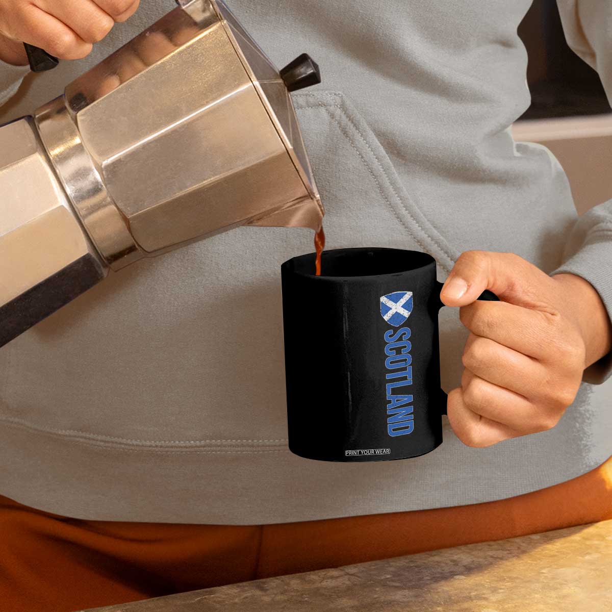 Scotland Flag Coffee Mug Vintage SCOT Scottish Independence Pride TS10 Print Your Wear