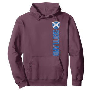 Scotland Flag Hoodie Vintage SCOT Scottish Independence Pride TS10 Maroon Print Your Wear