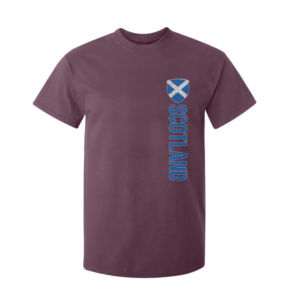 Scotland Flag T Shirt For Kid Vintage SCOT Scottish Independence Pride TS10 Maroon Print Your Wear