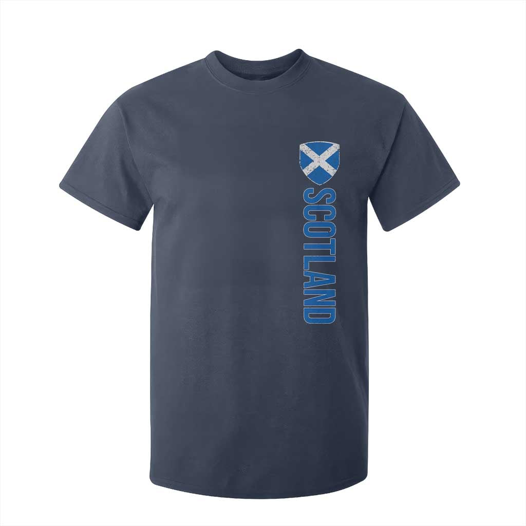 Scotland Flag T Shirt For Kid Vintage SCOT Scottish Independence Pride TS10 Navy Print Your Wear