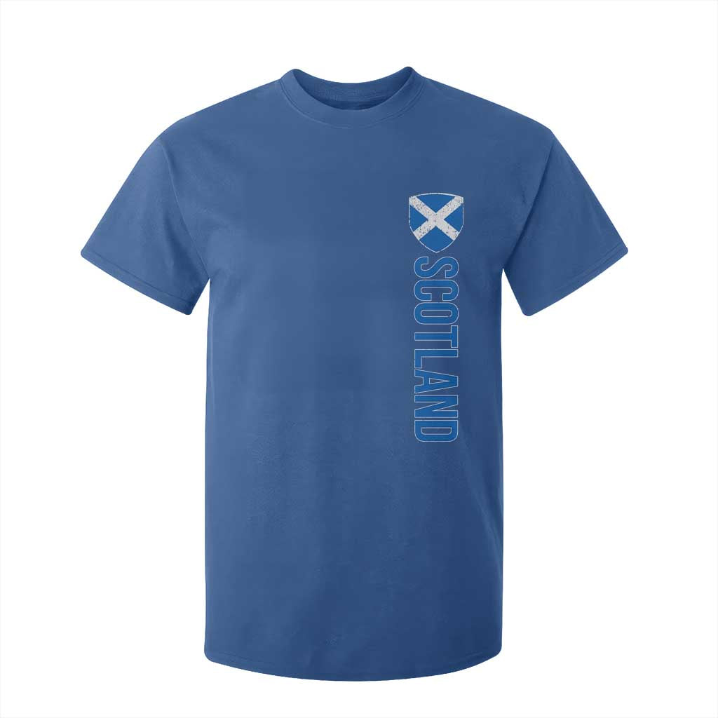 Scotland Flag T Shirt For Kid Vintage SCOT Scottish Independence Pride TS10 Royal Blue Print Your Wear