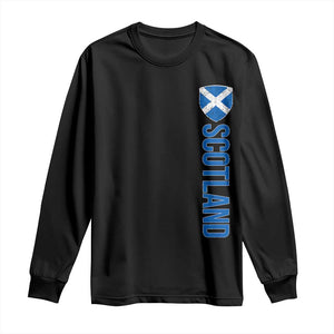 Scotland Flag Long Sleeve Shirt Vintage SCOT Scottish Independence Pride TS10 Black Print Your Wear