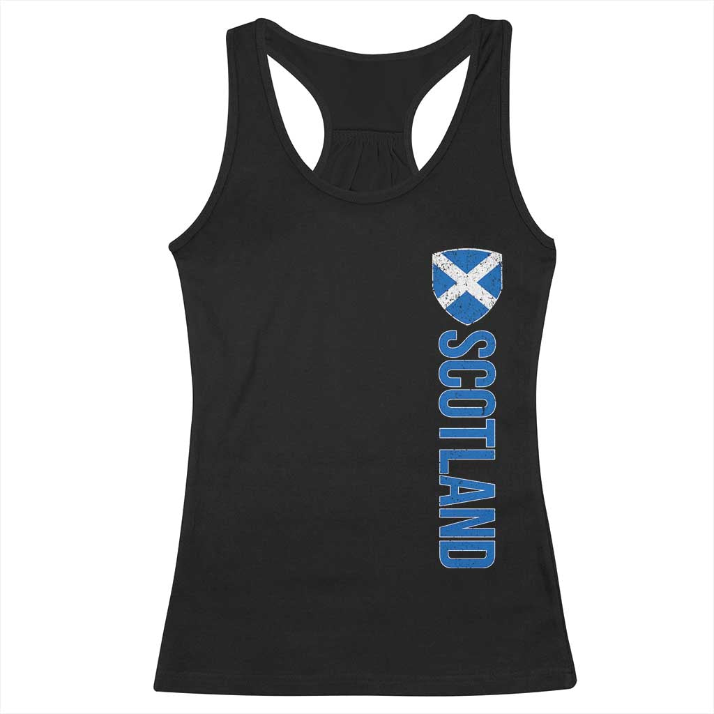 Scotland Flag Racerback Tank Top Vintage SCOT Scottish Independence Pride TS10 Black Print Your Wear
