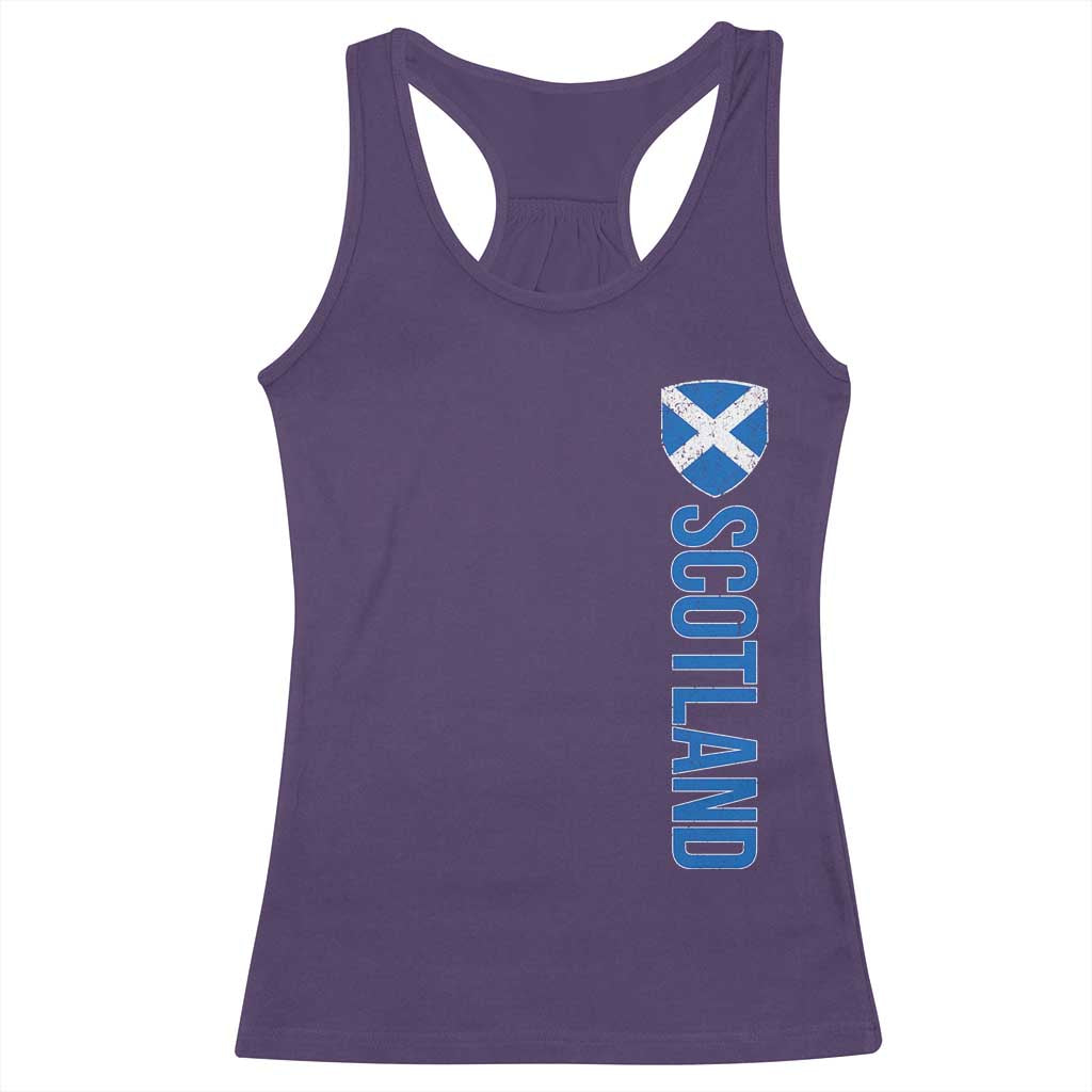 Scotland Flag Racerback Tank Top Vintage SCOT Scottish Independence Pride TS10 Purple Print Your Wear