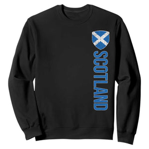 Scotland Flag Sweatshirt Vintage SCOT Scottish Independence Pride TS10 Black Print Your Wear