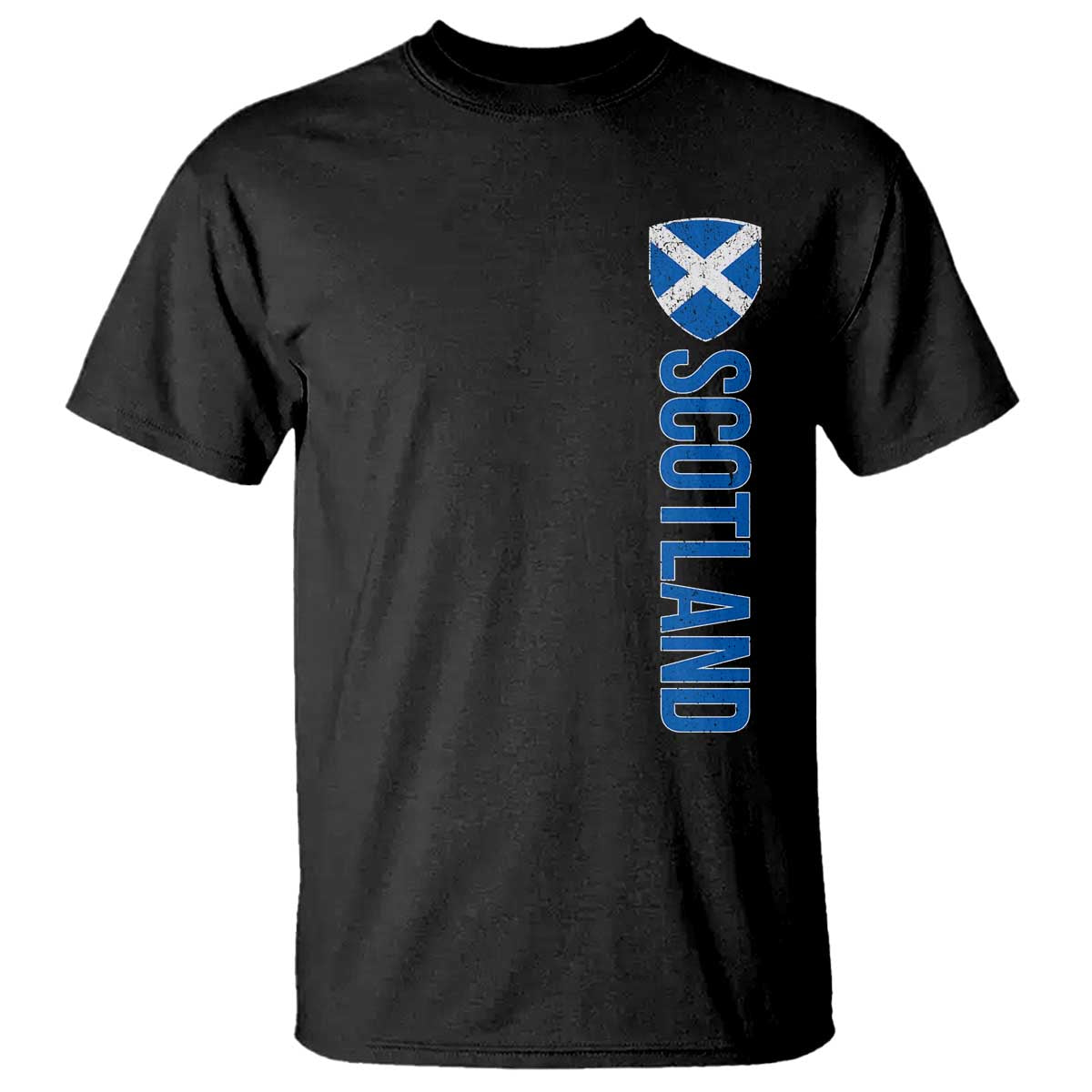 Scotland Flag T Shirt Vintage SCOT Scottish Independence Pride TS10 Black Print Your Wear