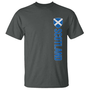 Scotland Flag T Shirt Vintage SCOT Scottish Independence Pride TS10 Dark Heather Print Your Wear