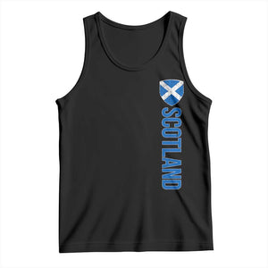 Scotland Flag Tank Top Vintage SCOT Scottish Independence Pride TS10 Black Print Your Wear