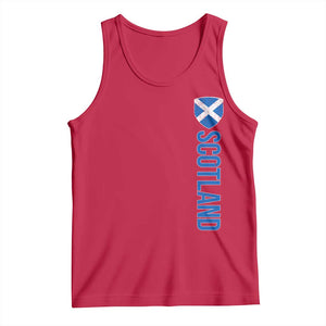 Scotland Flag Tank Top Vintage SCOT Scottish Independence Pride TS10 Red Print Your Wear