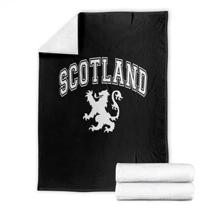 Vintage Scotland Lion Throw Blanket SCOT Scottish Pride Gift TS10 Black Print Your Wear