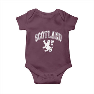 Vintage Scotland Lion Baby Onesie SCOT Scottish Pride Gift TS10 Maroon Print Your Wear