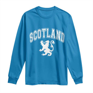 Vintage Scotland Lion Long Sleeve Shirt SCOT Scottish Pride Gift TS10 Sapphire Print Your Wear
