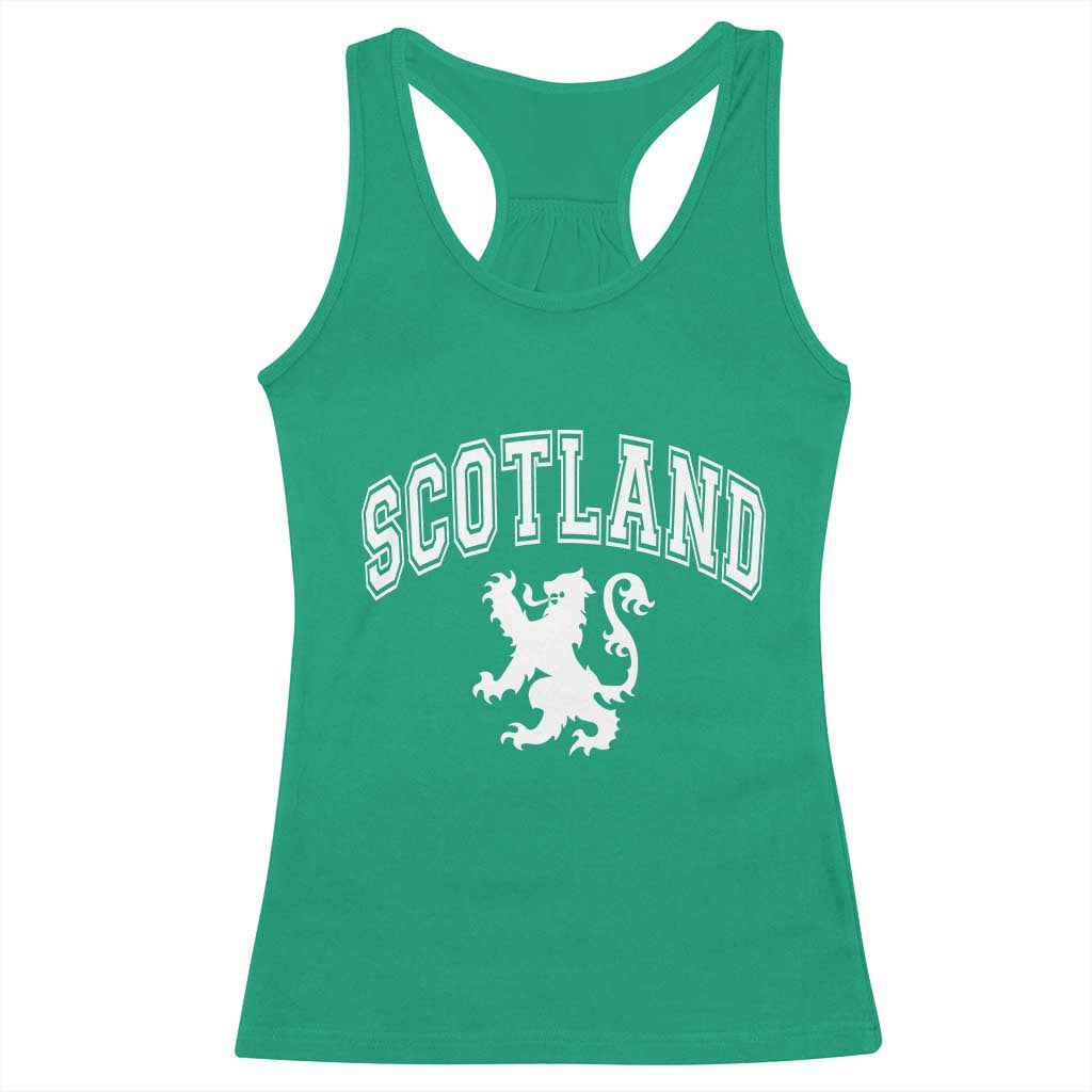 Vintage Scotland Lion Racerback Tank Top SCOT Scottish Pride Gift TS10 Irish Green Print Your Wear