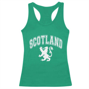 Vintage Scotland Lion Racerback Tank Top SCOT Scottish Pride Gift TS10 Irish Green Print Your Wear