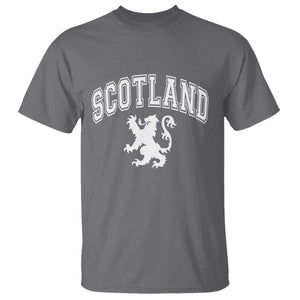 Vintage Scotland Lion T Shirt SCOT Scottish Pride Gift TS10 Charcoal Print Your Wear