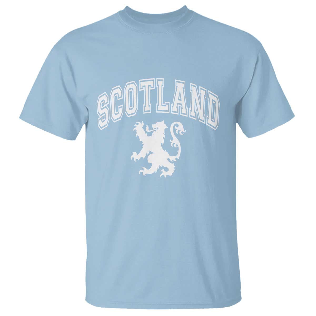 Vintage Scotland Lion T Shirt SCOT Scottish Pride Gift TS10 Light Blue Print Your Wear