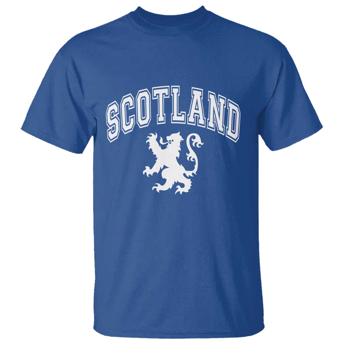 Vintage Scotland Lion T Shirt SCOT Scottish Pride Gift TS10 Royal Blue Print Your Wear