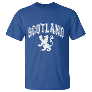 Vintage Scotland Lion T Shirt SCOT Scottish Pride Gift TS10 Royal Blue Print Your Wear