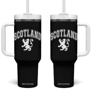 Vintage Scotland Lion Tumbler With Handle SCOT Scottish Pride Gift TS10 One Size: 40 oz Black Print Your Wear