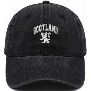 Vintage Scotland Lion Washed Cotton Baseball Cap SCOT Scottish Pride Gift TS10 Print Your Wear