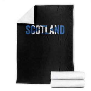 Vintage Scotland Throw Blanket Scottish Flag Retro Pride TS10 Black Print Your Wear