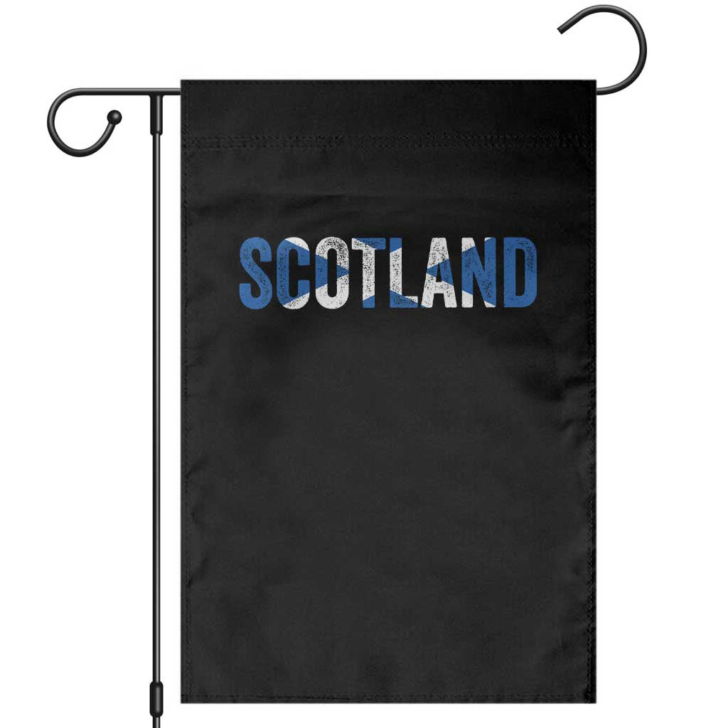 Vintage Scotland Garden Flag Scottish Flag Retro Pride TS10 Black Print Your Wear