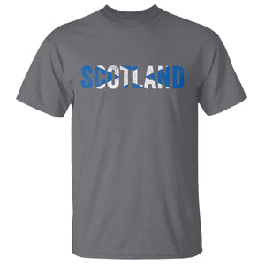 Vintage Scotland T Shirt Scottish Flag Retro Pride TS10 Charcoal Print Your Wear