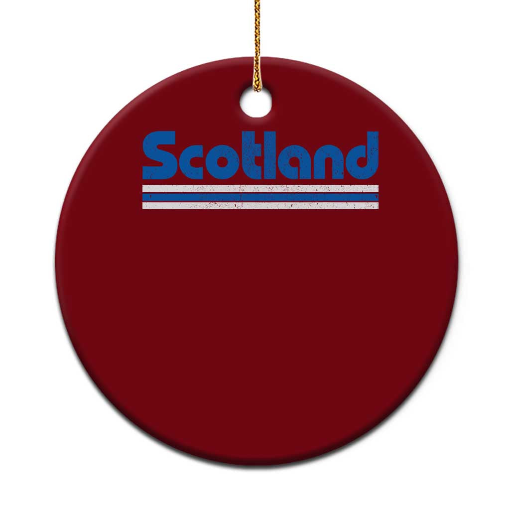 Scotland Scottish Flag Ceramic Ornament SCOT Fan Retro Vintage TS10 1pc Red Print Your Wear