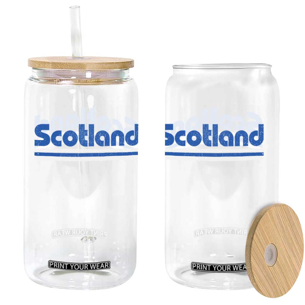 Scotland Scottish Flag Glass Can SCOT Fan Retro Vintage TS10 Print Your Wear