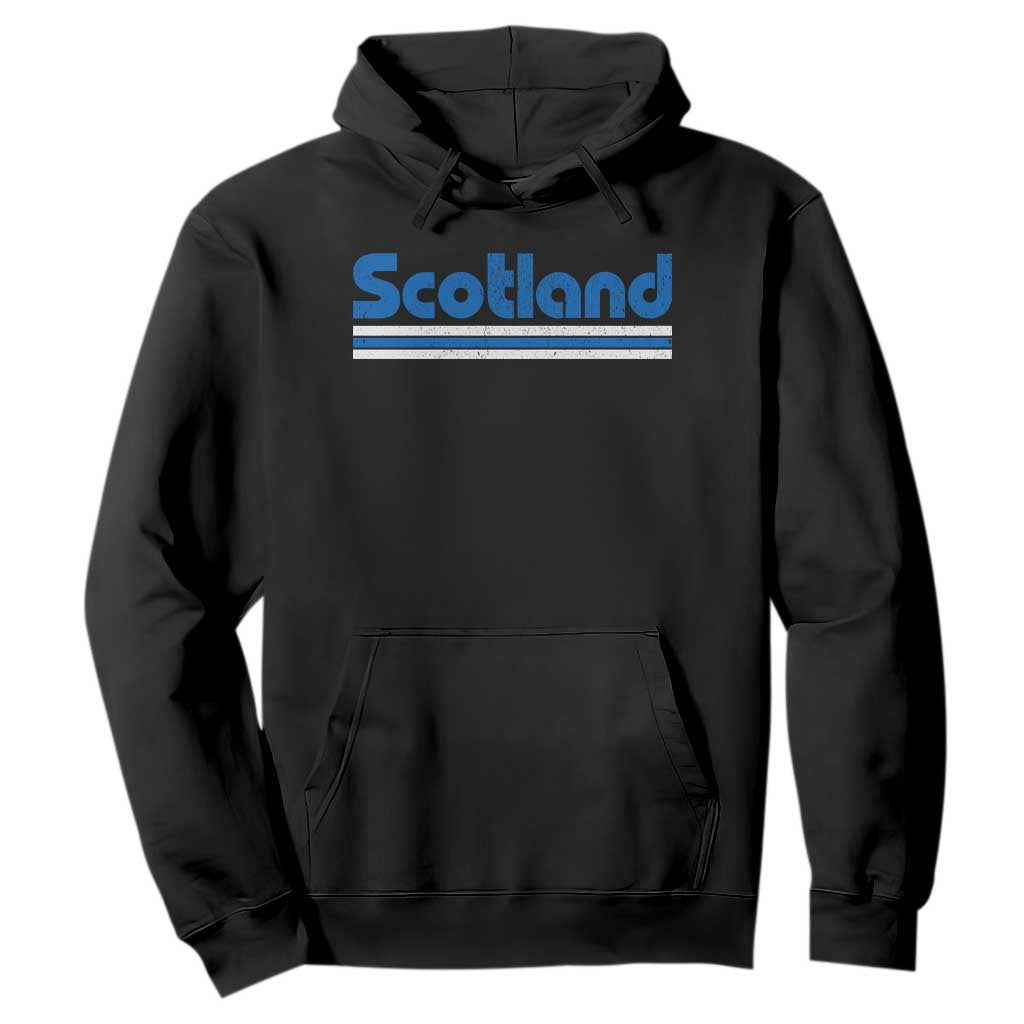 Scotland Scottish Flag Hoodie SCOT Fan Retro Vintage TS10 Black Print Your Wear