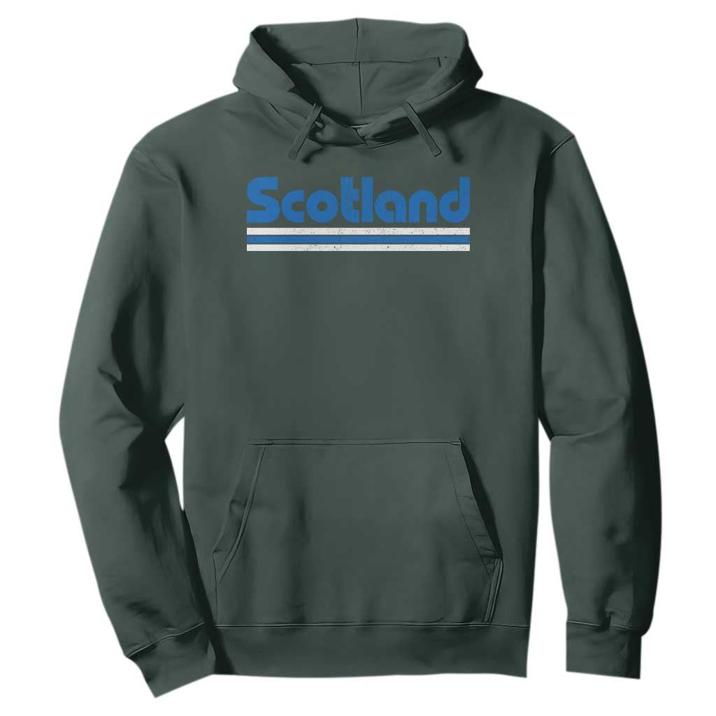 Scotland Scottish Flag Hoodie SCOT Fan Retro Vintage TS10 Dark Forest Green Print Your Wear