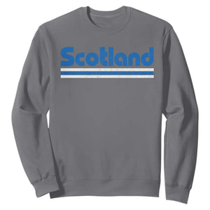 Scotland Scottish Flag Sweatshirt SCOT Fan Retro Vintage TS10 Charcoal Print Your Wear