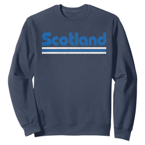 Scotland Scottish Flag Sweatshirt SCOT Fan Retro Vintage TS10 Navy Print Your Wear