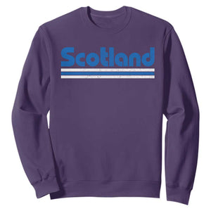 Scotland Scottish Flag Sweatshirt SCOT Fan Retro Vintage TS10 Purple Print Your Wear