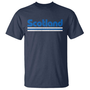 Scotland Scottish Flag T Shirt SCOT Fan Retro Vintage TS10 Navy Print Your Wear